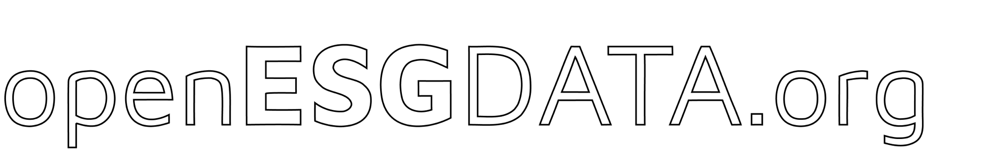 openESGDATA.org